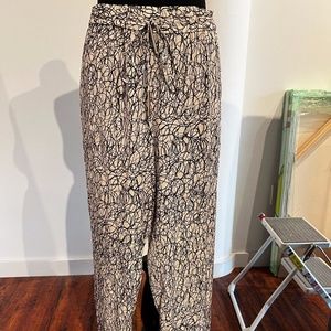 Diane Von Furstenberg Silk Printed Pants
